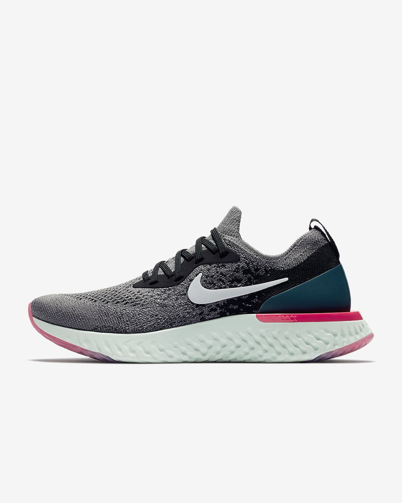 nike epic react flyknit femme blanche