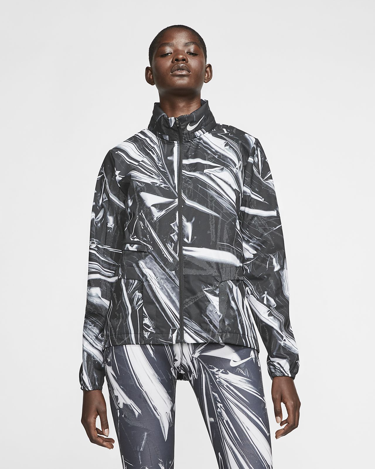 nike shield running jacket