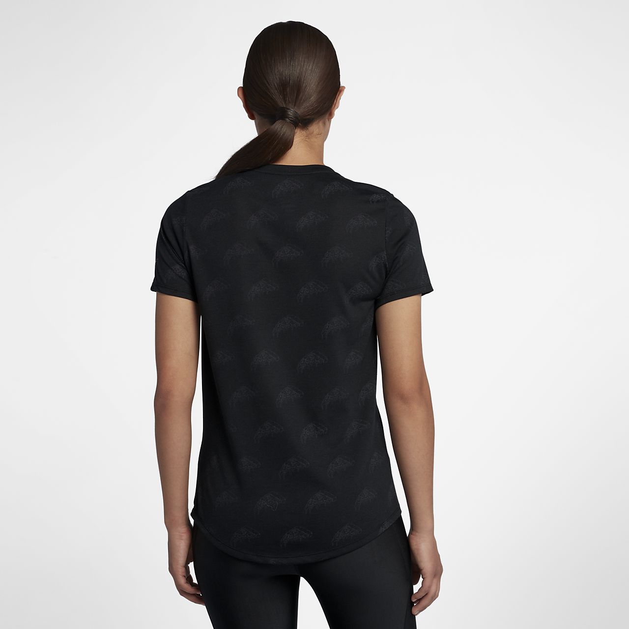 nike print v neck miler t shirt ladies nike print v neck miler t shirt ladies