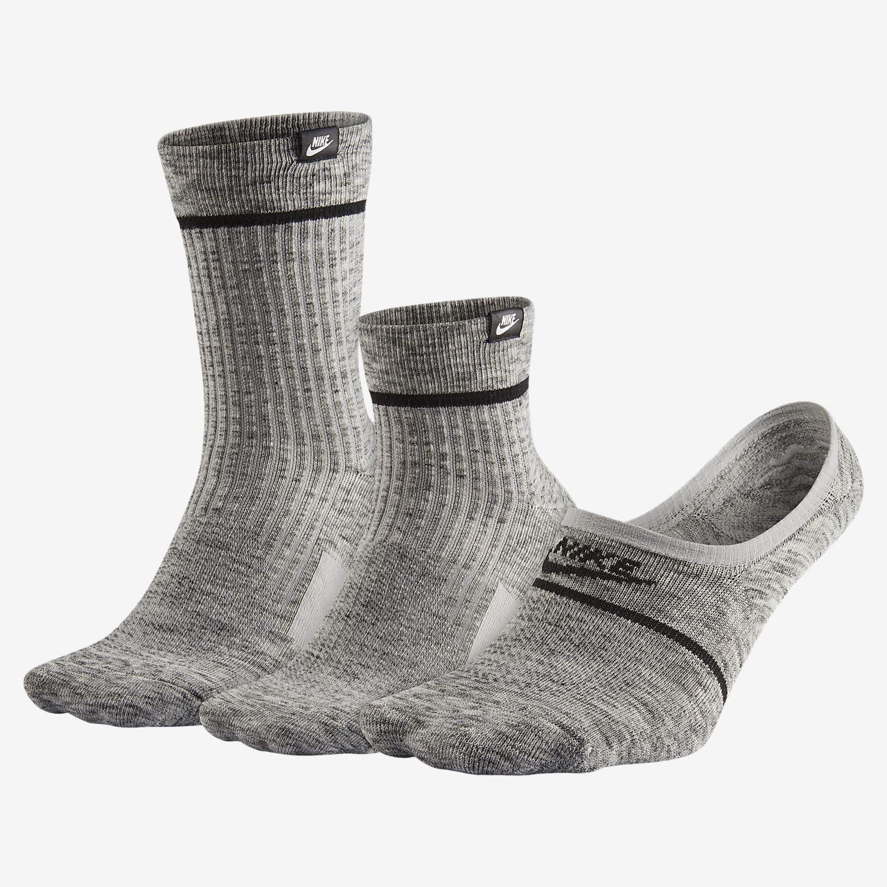 Nike Sneaker Socks Gift Box Set (3 Pairs)