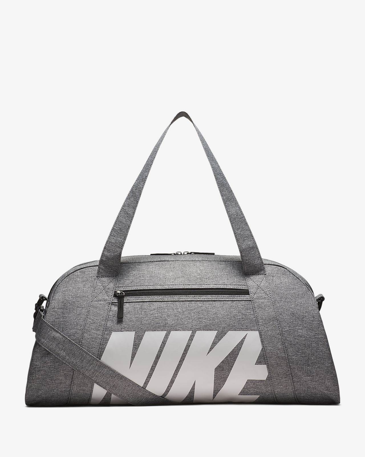 grey nike duffel bag