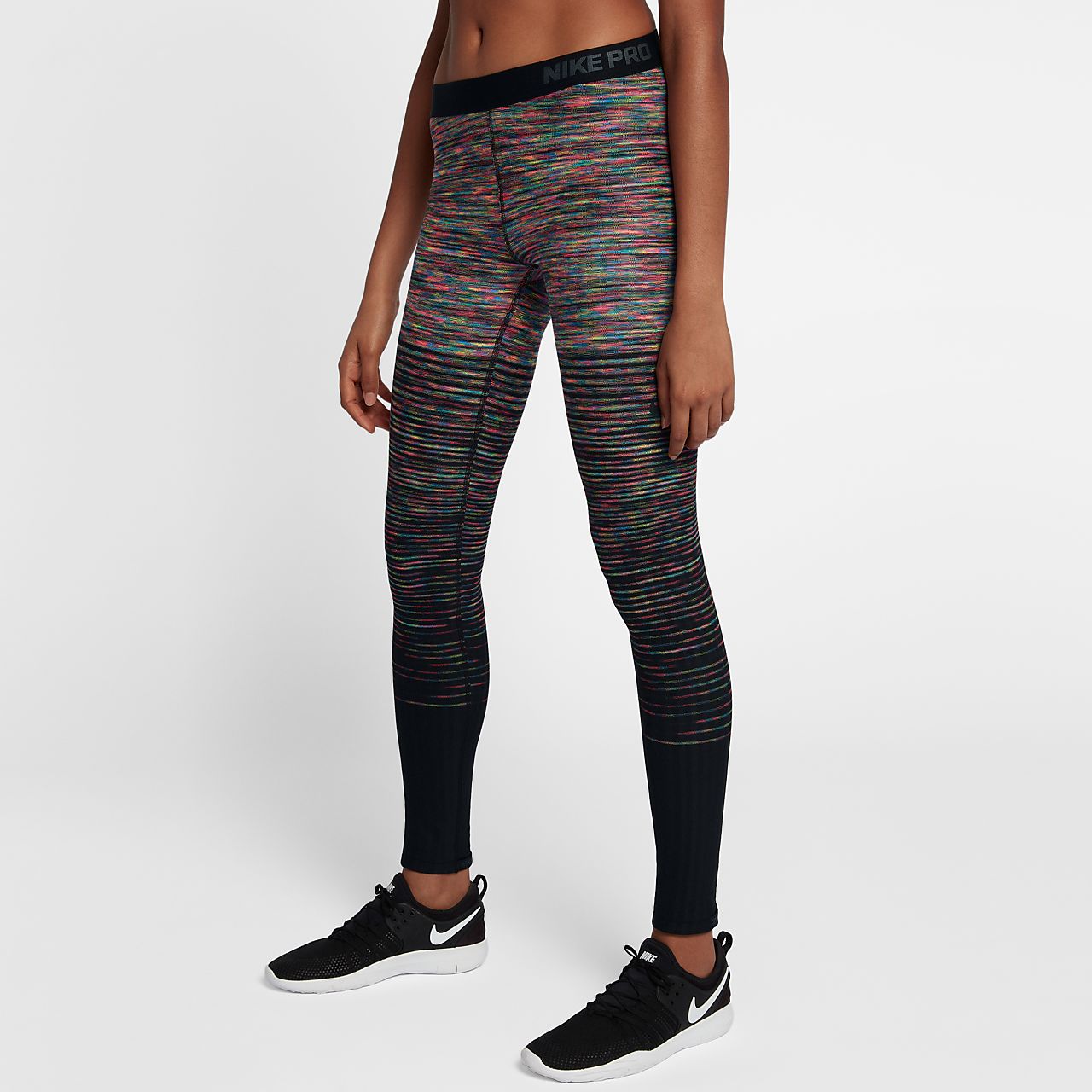 mallas nike pro mujer dorados