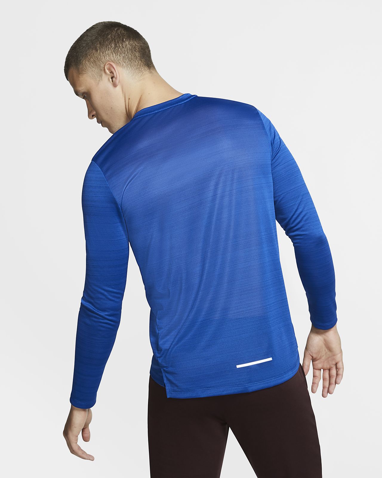 nike dry miler long sleeve running top