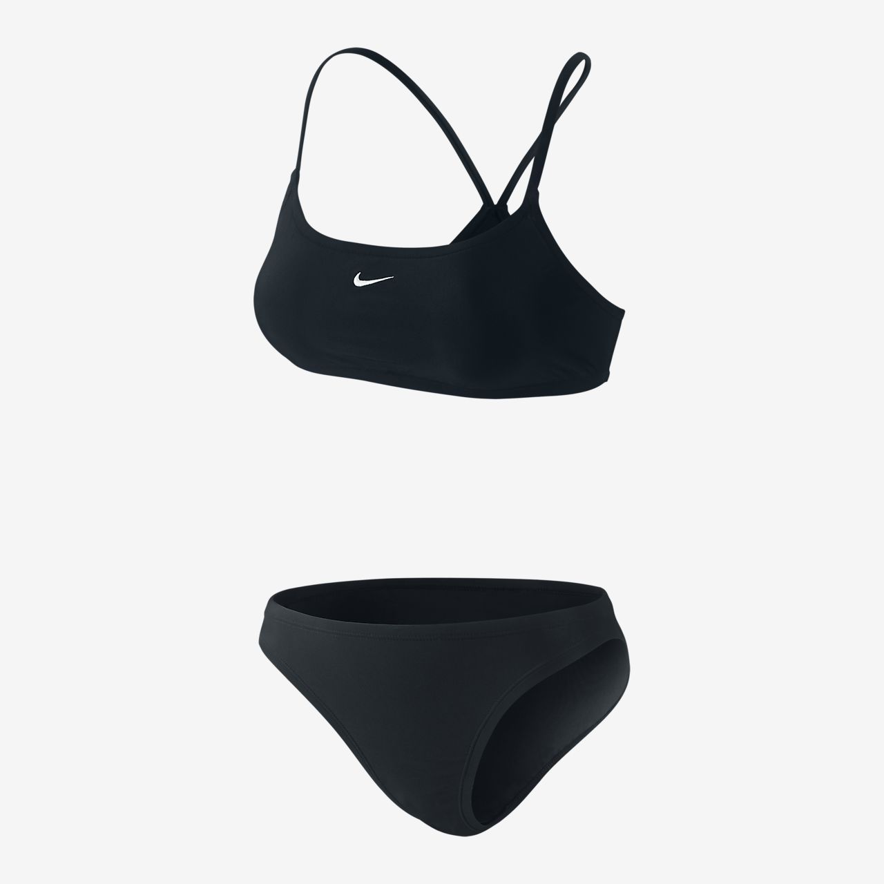 Nike Nylon Core Solid Women's Two-Piece Swimsuit. Nike.com