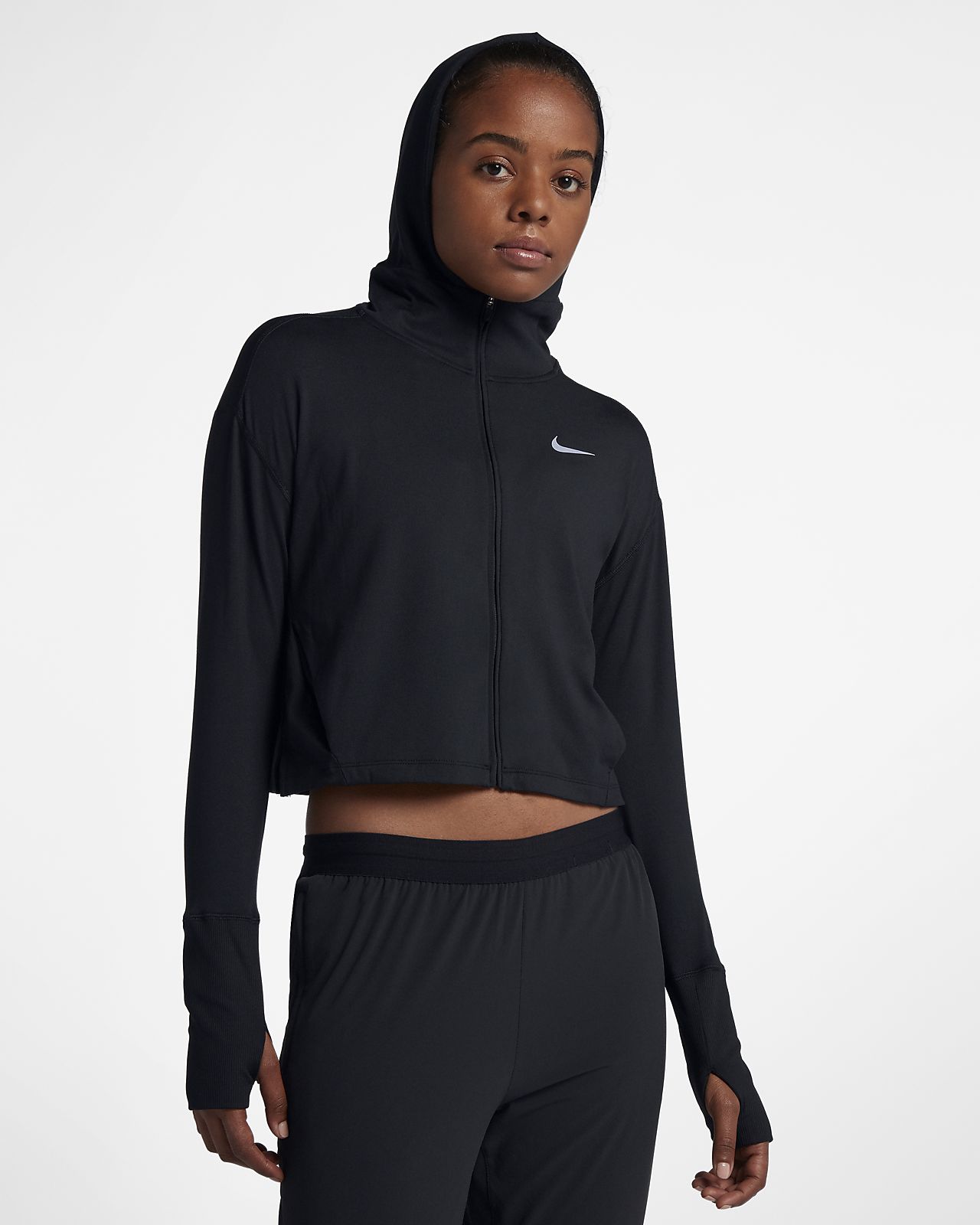 boohoo man black hoodie