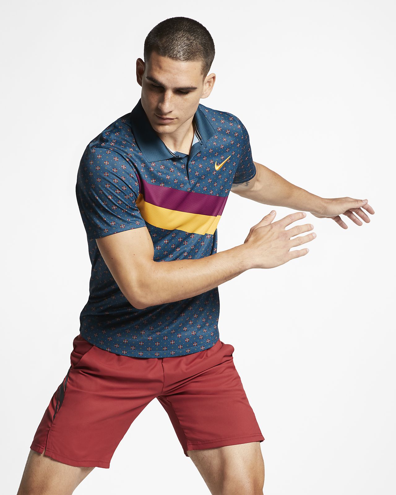 nike dri fit tennis polo