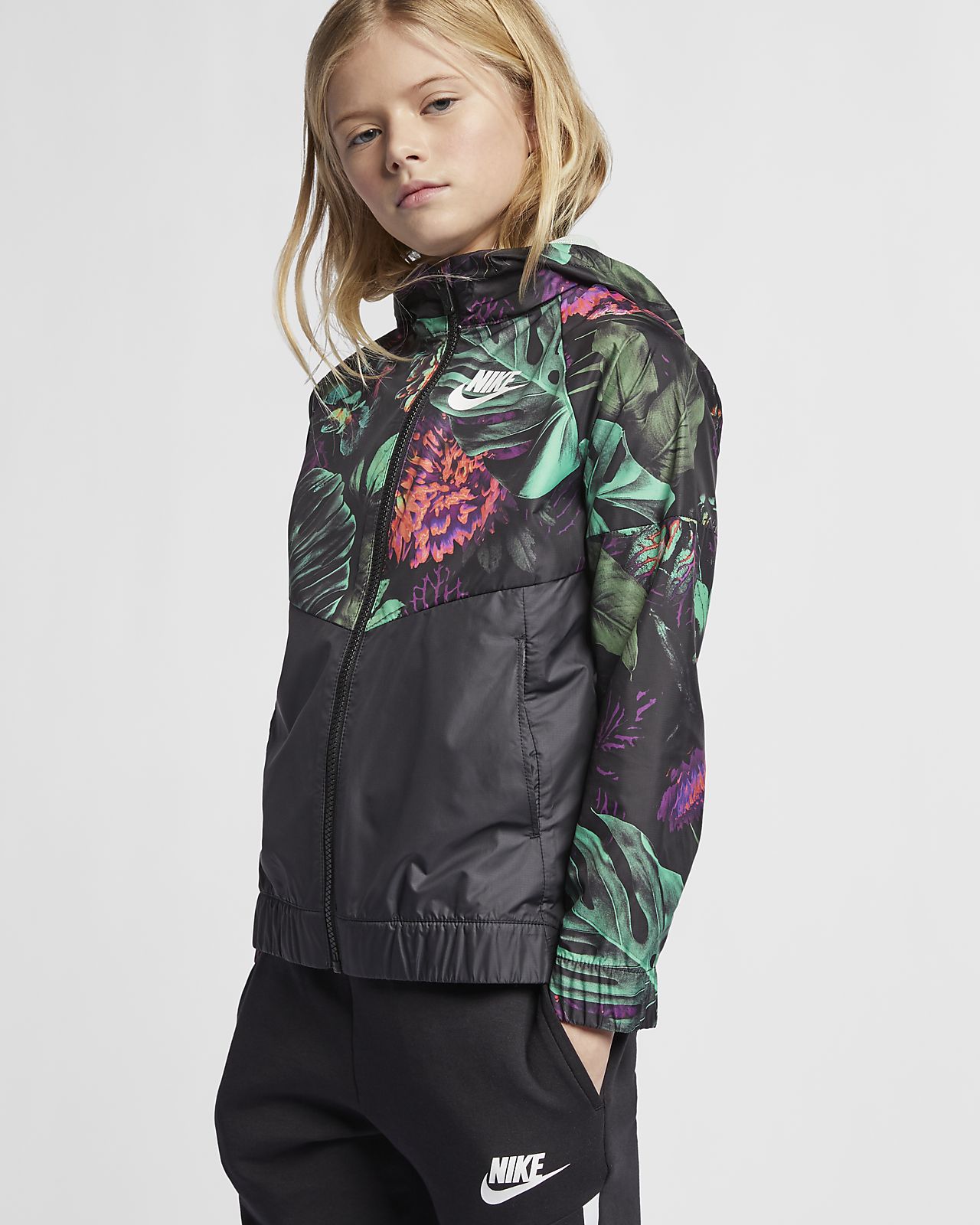 nike all over print windrunner jacket