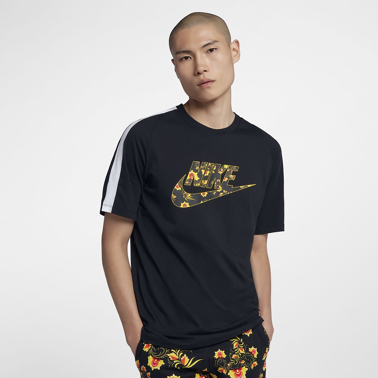 nike floral shirt mens