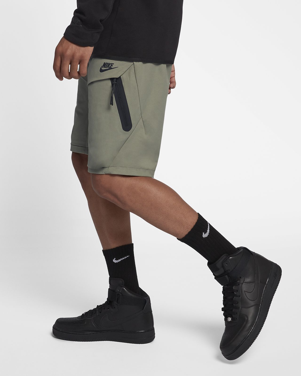 nike sportswear tech pack woven shorts