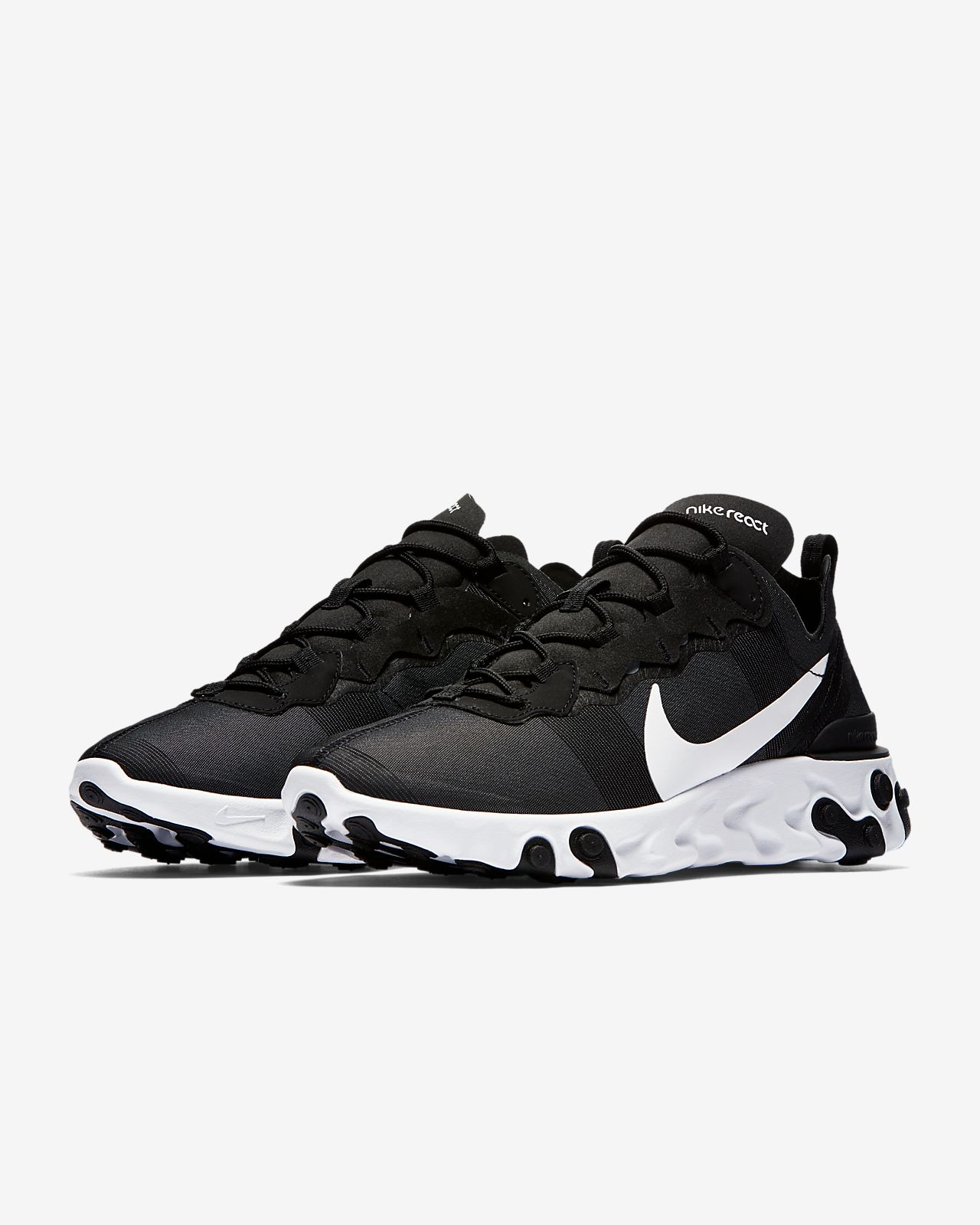 nike react element 90 uomo nere