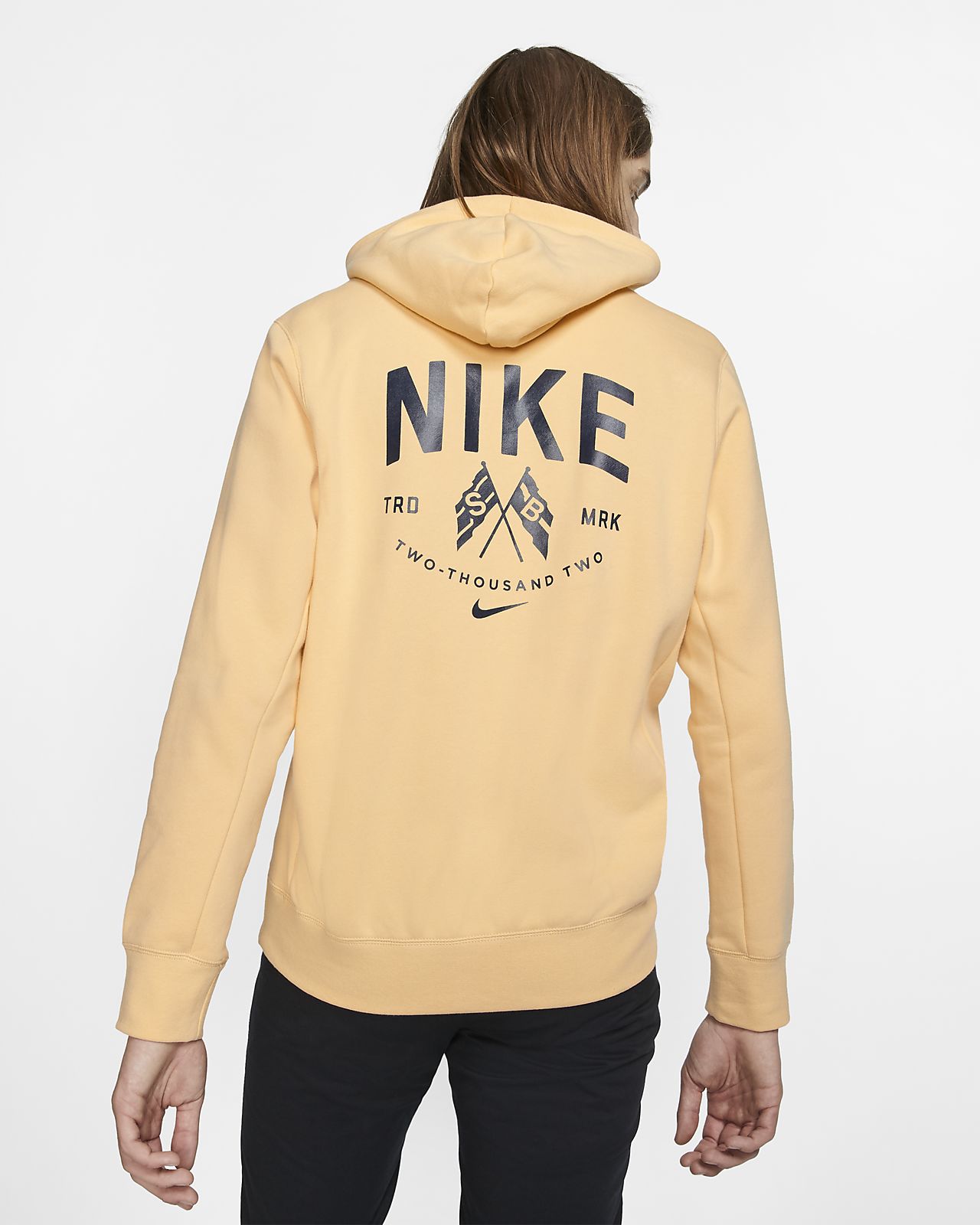 yellow nike sb hoodie