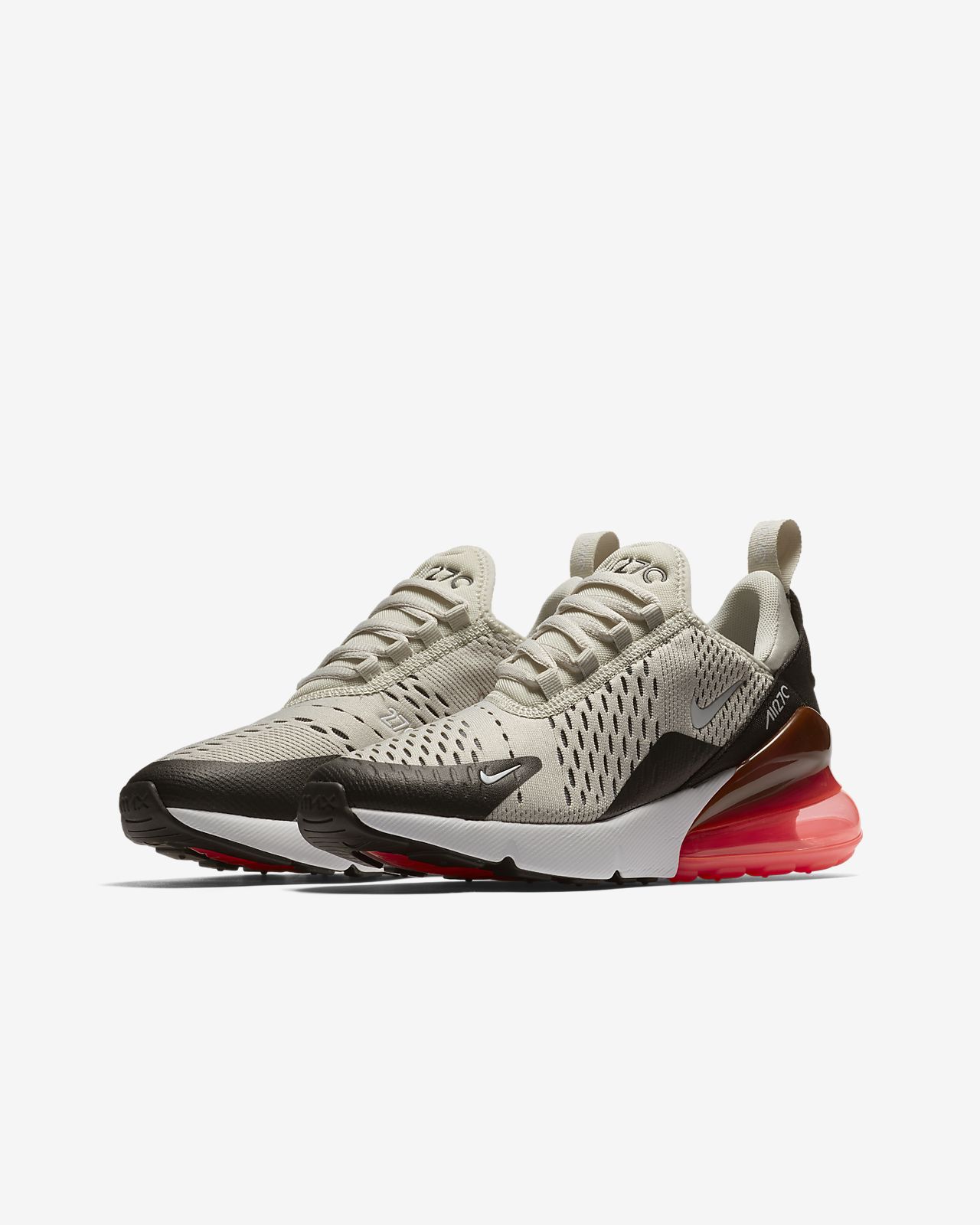 Kids Nike Air Max 270 BlackHot Punch Kids Nike Air Max 270 BlackHot Punch