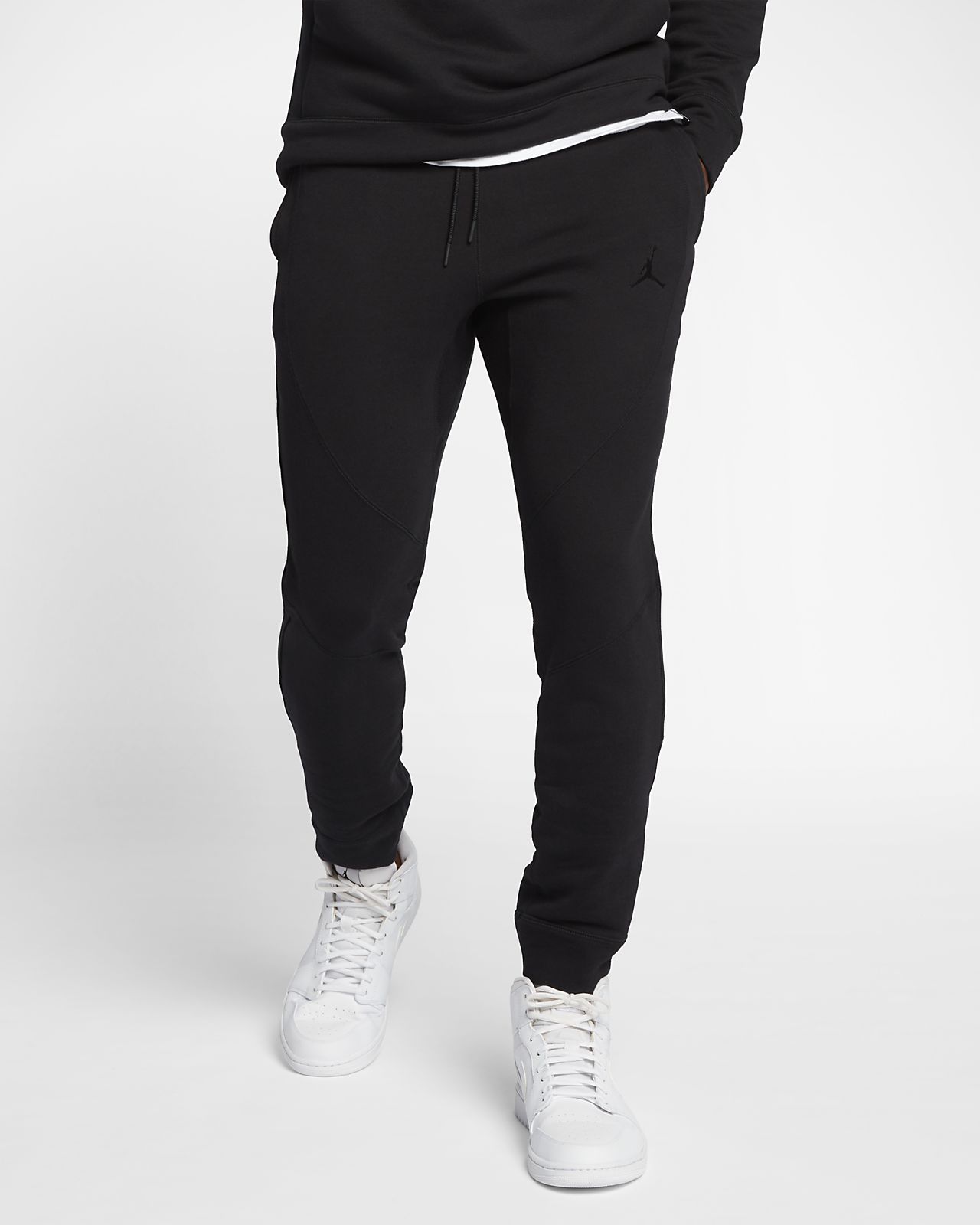 nike men's sportswear cuffed fleece sweatpants