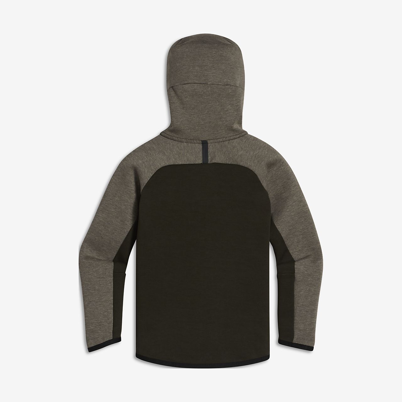 nike tech fleece hoodie kids grey