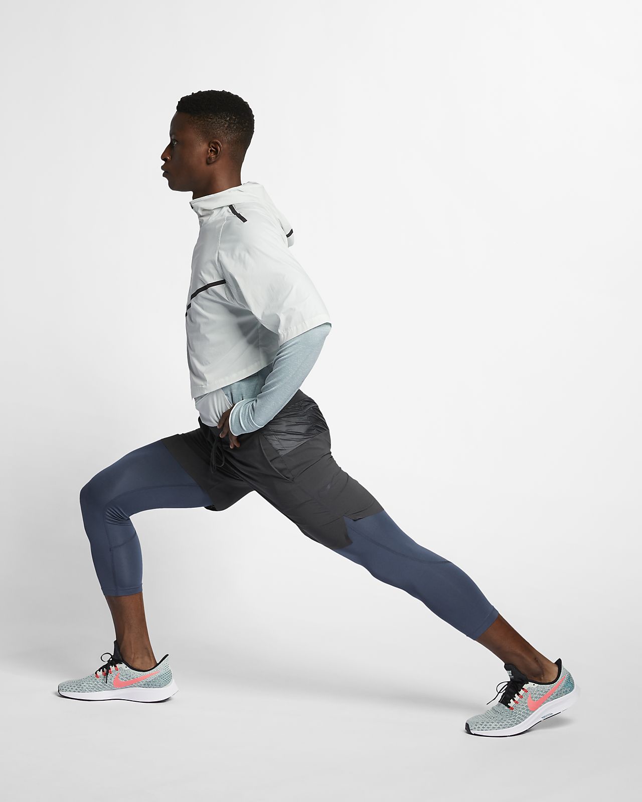 Mens Nike Running 2 in 1 Tech Pack Shorts Training Tights Sz XL AR9823 060 NEW