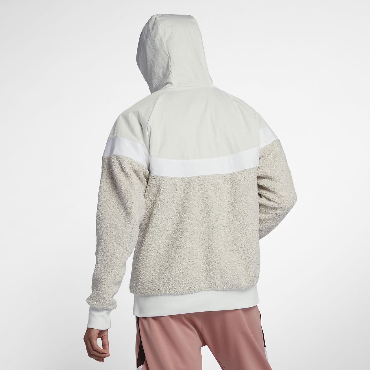 men's sherpa hoodie nike sportswear windrunner tech fleece