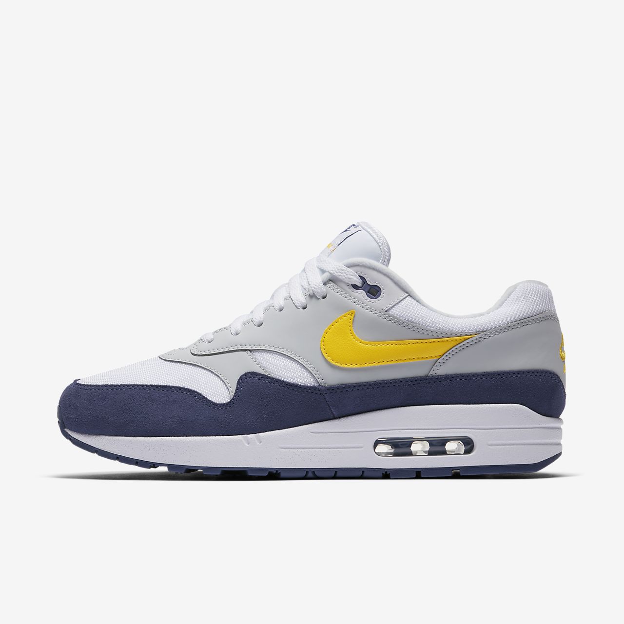 nike air max 1 wit/gum yellow/metallic silver/pure platinum nike air max 1 wit/gum yellow/metallic silver/pure platinum