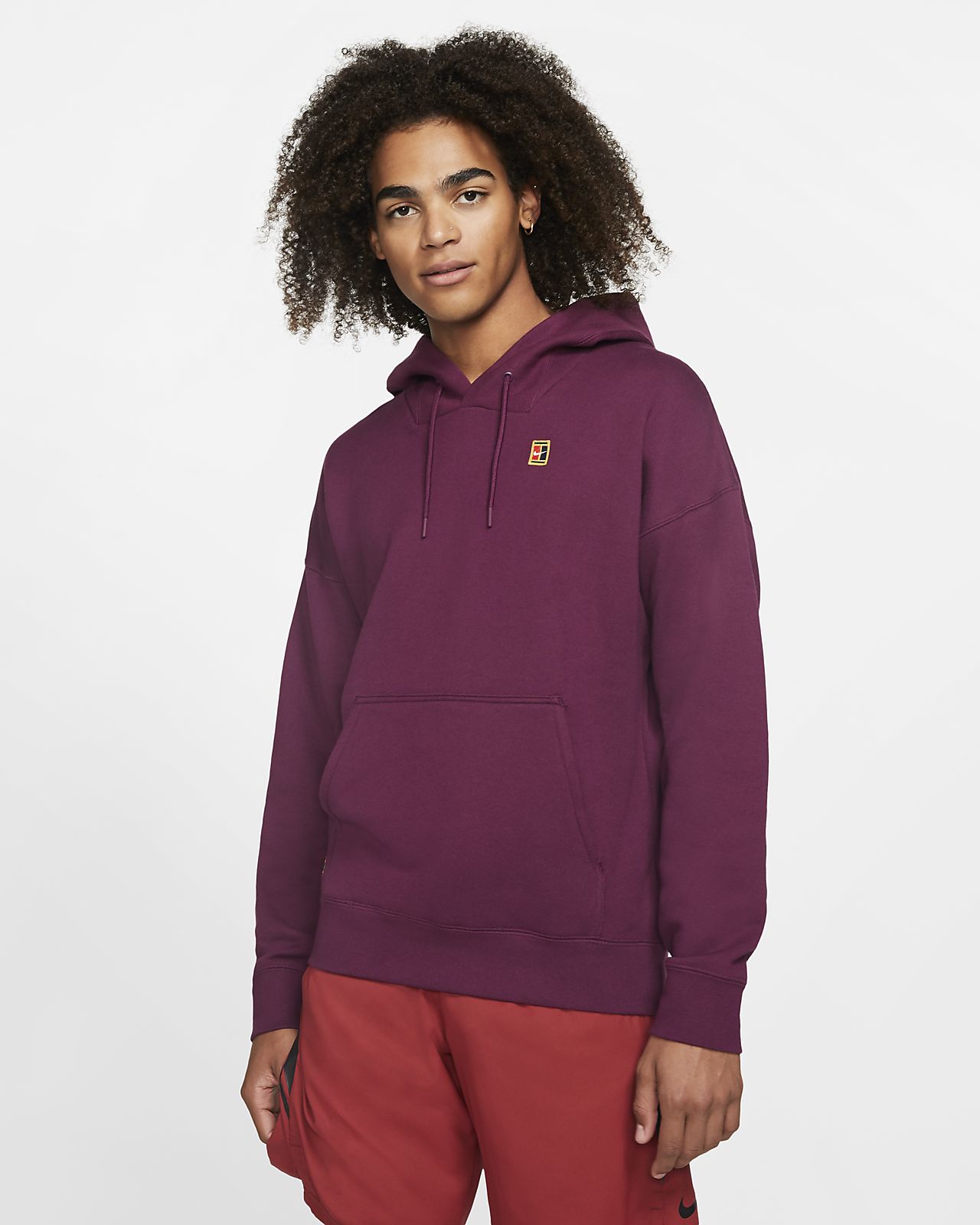 Fleece NikeCourt Hoodie für Herren Tennis aus ikPZuX