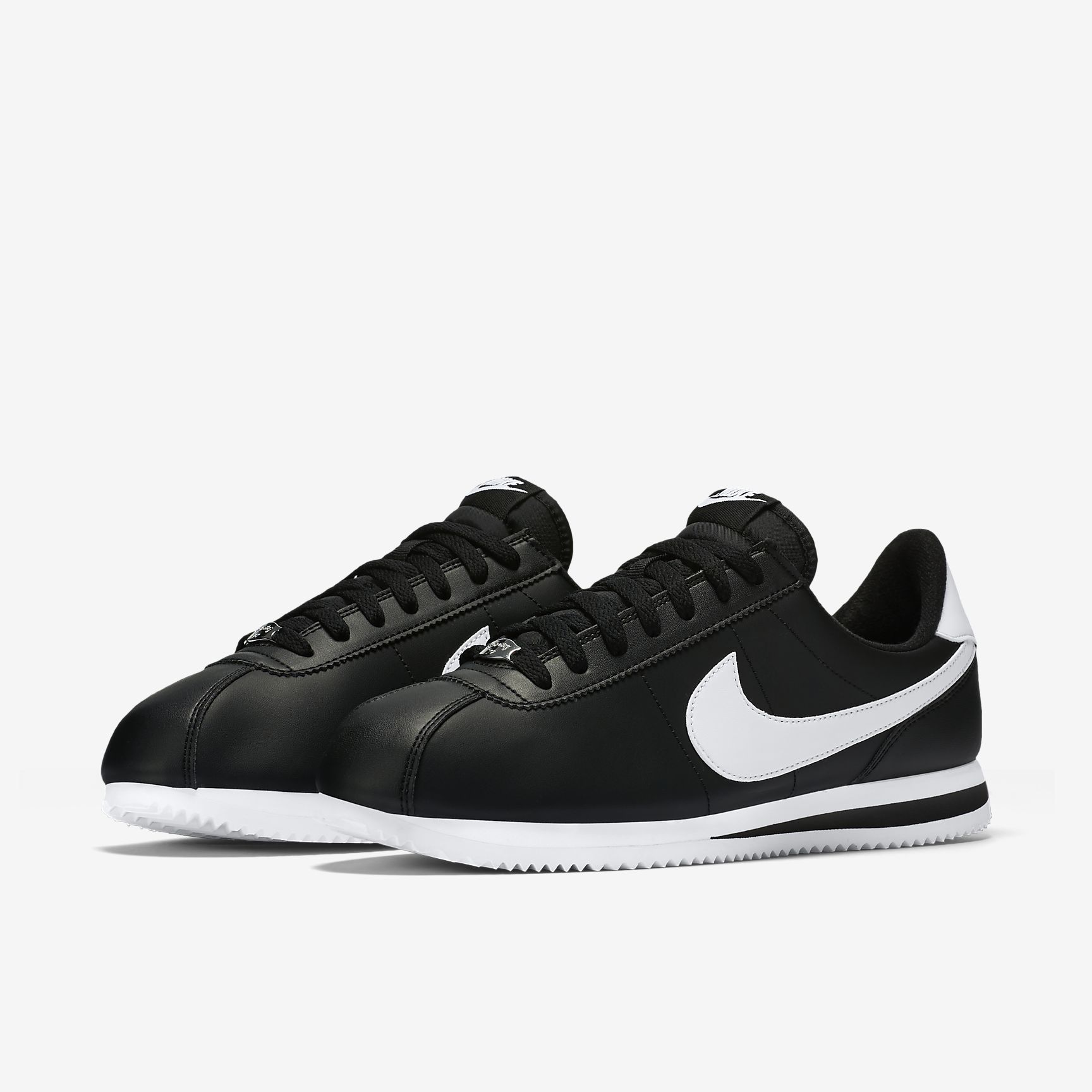 nike cortez silver metallic