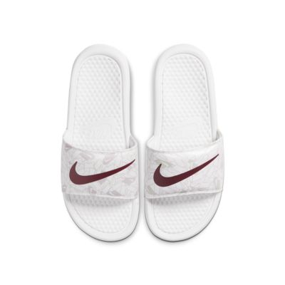 nike benassi floral slides