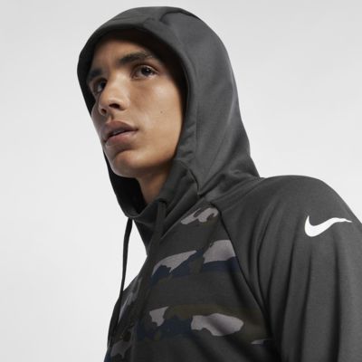 nike men's dry camo fleece hoodie