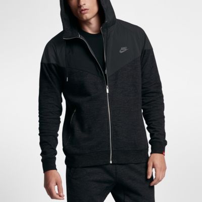 black mens nike hoodie