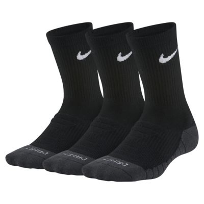 black nike dri fit socks