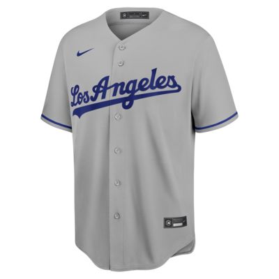 los angeles dodgers grey jersey