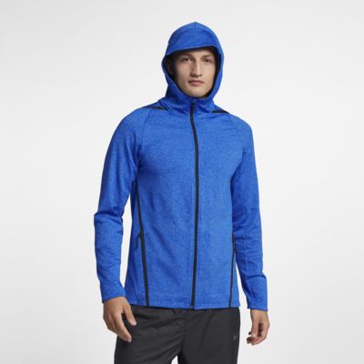 Nike Dri FIT Men's Long Sleeve Full Zip MENS NIKE SKINNY FIT BOTTOMS HOODED