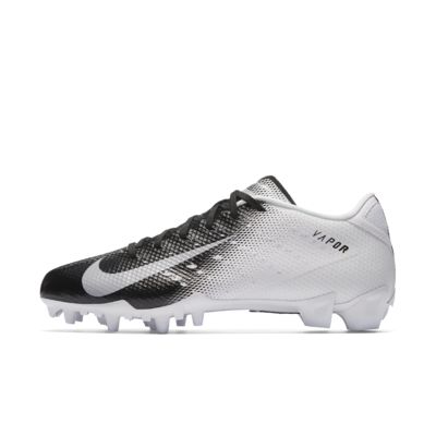 black and white nike football cleats