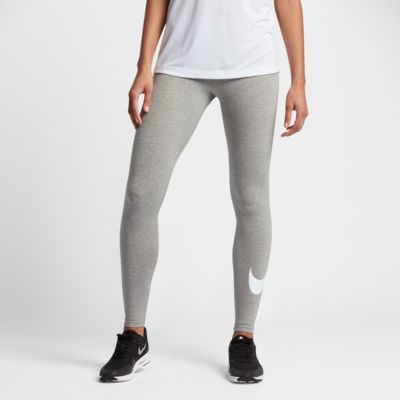 grey nike leggings with black tick