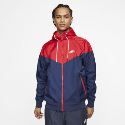 nike windrunner blue and red