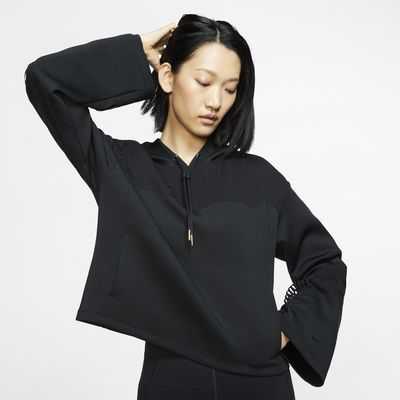 Nike Trainings Hoodie mit Fransen für Damen Nike Trainings Hoodie mit Fransen für Damen
