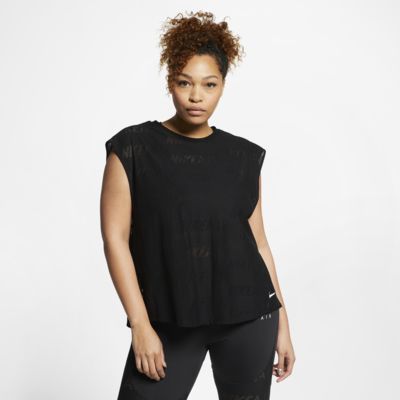 Nike Air Women's Short-Sleeve Running Top (Plus Size)