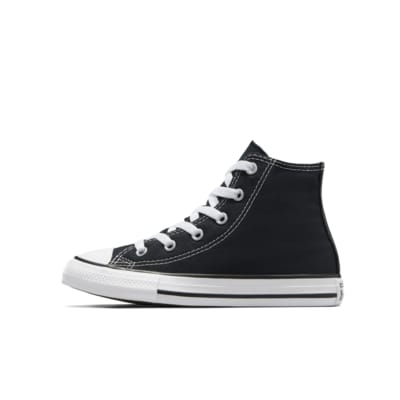 youth black converse high tops