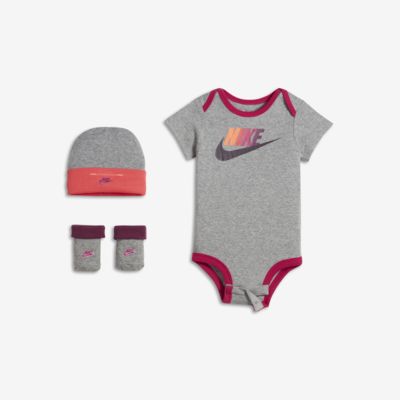 Nike Futura Three-Piece Infant Bodysuit Set. Nike.com Infant Bodysuit Set. Nike Futura Three-Piece