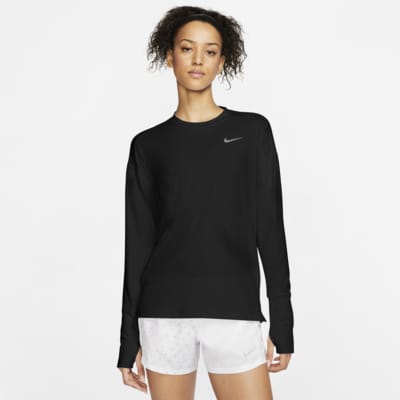 black nike womens top