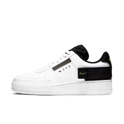 nike air force one trainers white black