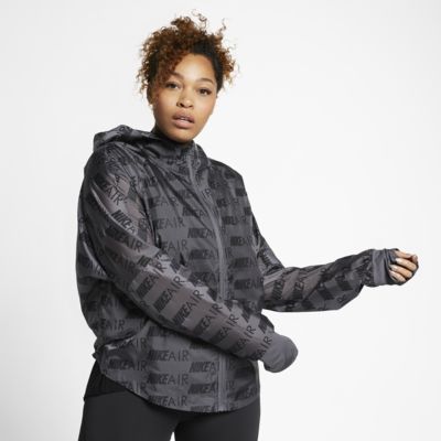 Nike Air Women's Hooded Running Jacket (Plus Size)