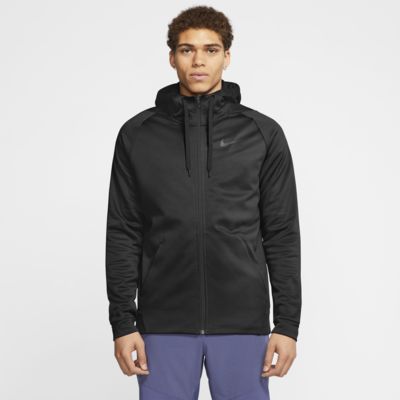 Nike Men's Therma Fit Hoodie Black S M L XL 2XL Zip Athletic Nike Men's Therma Fit Hoodie Black S M L XL 2XL Zip Athletic