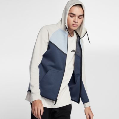 blue nike tech fleece hoodie