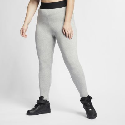 plus size nike sportswear metallic leggings