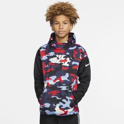 nike camo hoodie boys