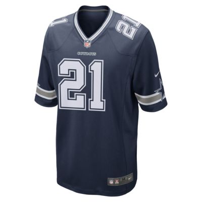 men's dallas cowboys ezekiel elliott nike white game jersey