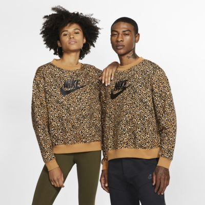 nike leopard sweater