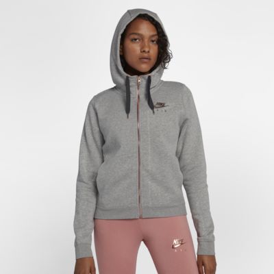 Nike Sportswear Rally Fleece Damen Hoodie in Metallic mit Sweatshirts Nike Sportswear Rally Crewneck Grey | Footshop