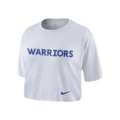 Golden State Warriors Nike Women's Cropped NBA T-Shirt. Nike.com