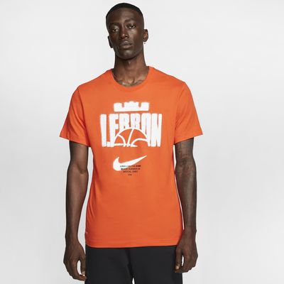 orange lebron shirt