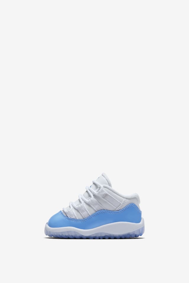 baby blue and white jordans 11