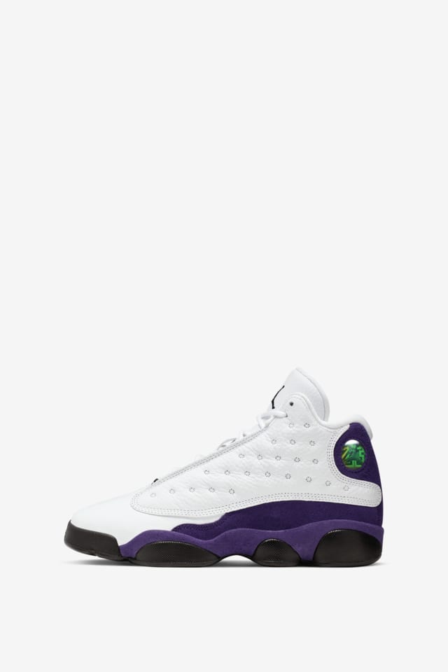 the purple and white jordans